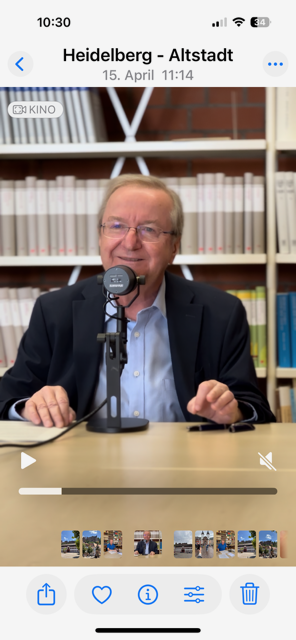 Portraitfoto von Bernd Schneidmüller, Professor für mittelalterliche Geschichte.