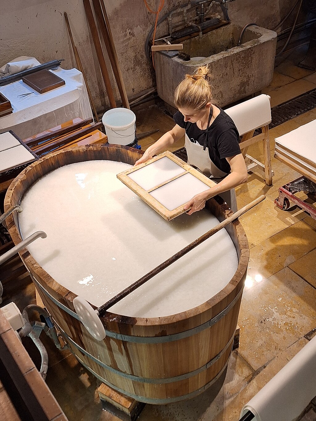 Papierherstellung Baseler Papiermühle